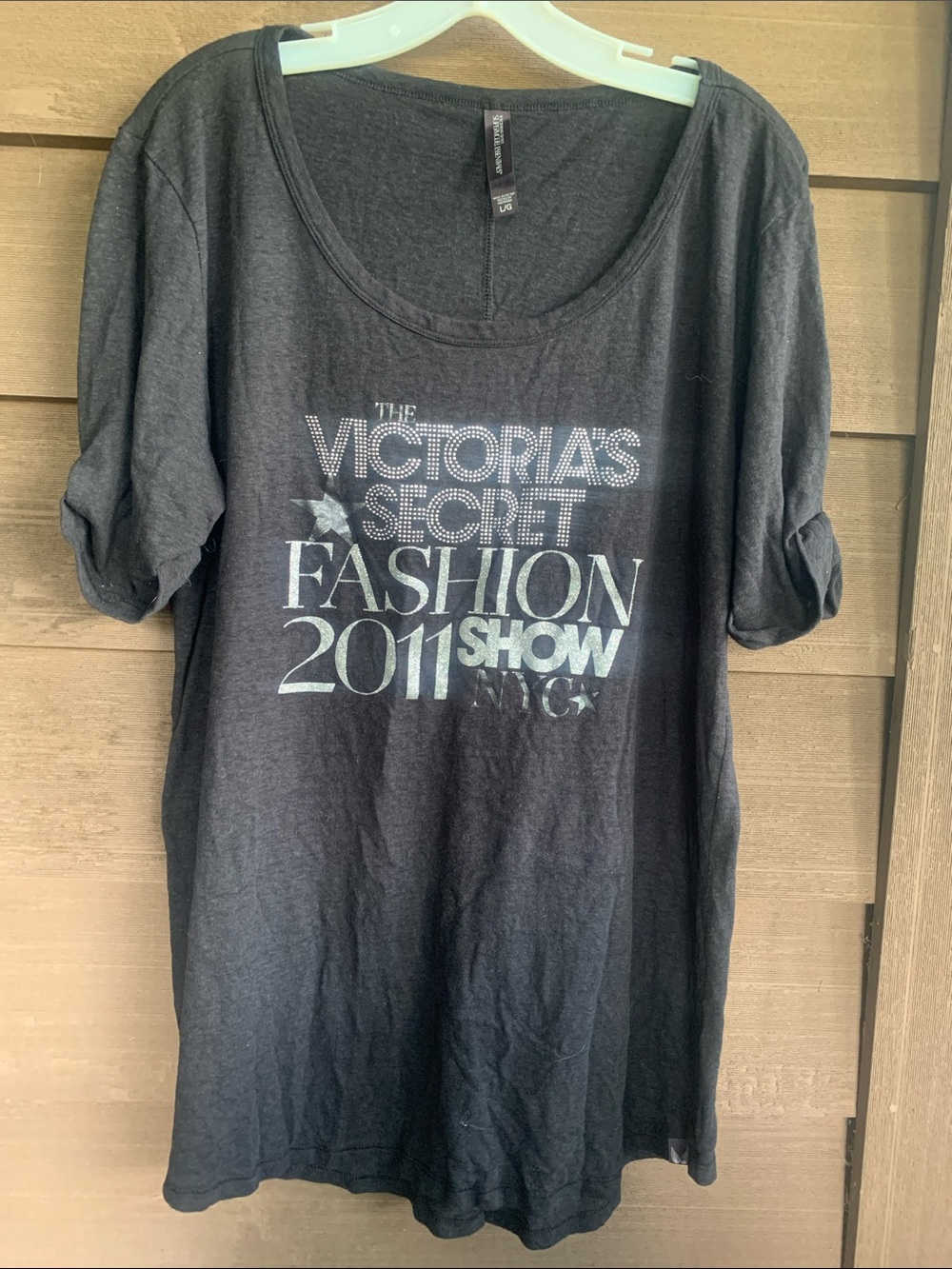Victoria's Secret Black Graphic 'Fashion Show 2011' Tee